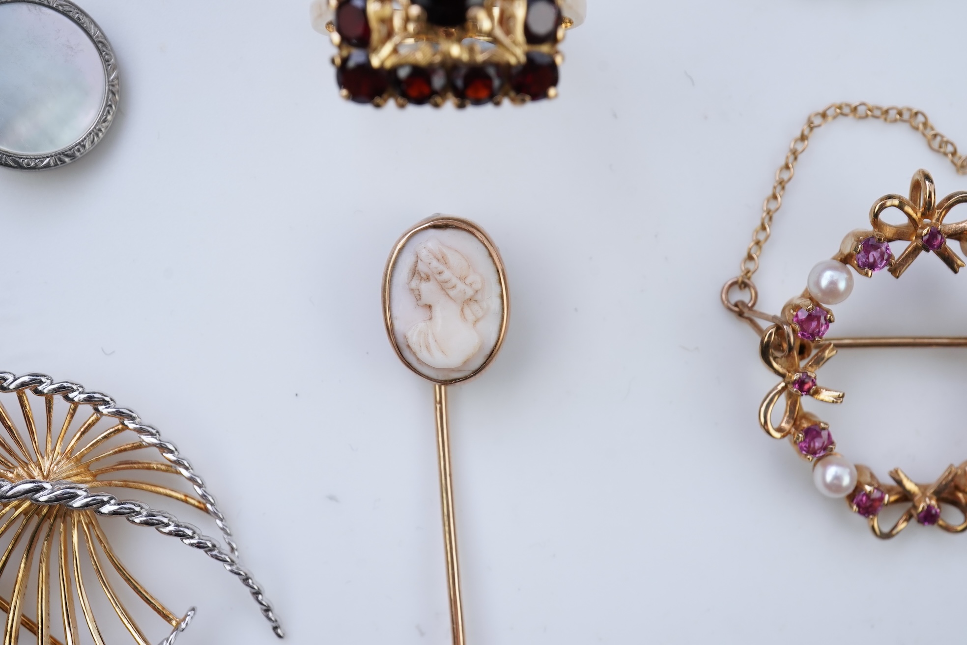 A large collection of jewels